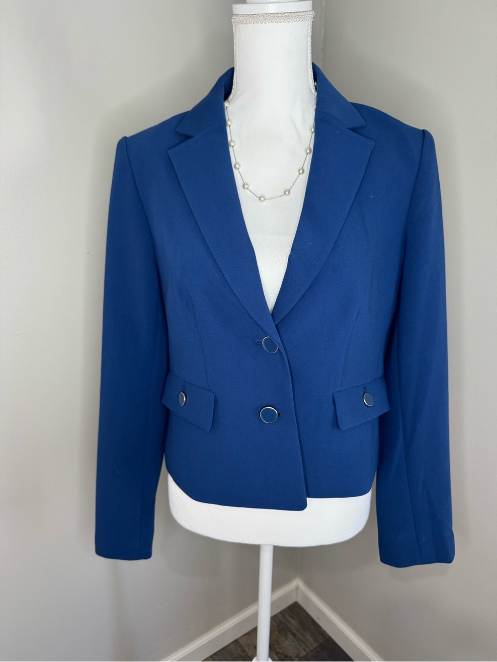 Ann Taylor Factory Royal Blue Tailored Blazer